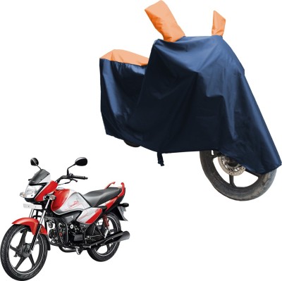 SS FOR YOUR SMART NEEDS Two Wheeler Cover for Hero(Splendor I Smart, Blue, Orange)