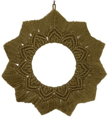 ARSHO DESIGN Macrame Round Wall Hangings /Green Color/Wall Decorative/Decor(Green)