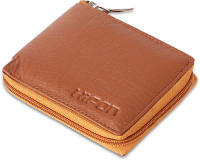 HIFON Men Casual Tan Artificial Leather Wallet(5 Card Slots)