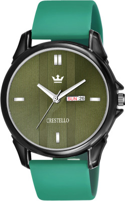 CRESTELLO CR-BK015-GRN Analog Watch  - For Men