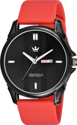 CRESTELLO CR-BK015-RED Analog Watch  - For Men