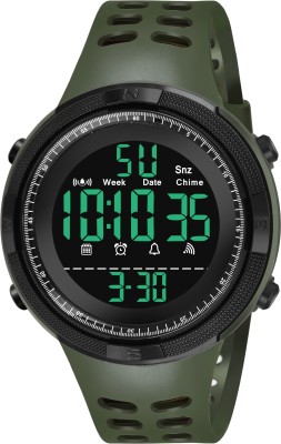 Motugaju Auto Date Alarm Outdoor Sports Digital Black Dial Mens Boys Watch Digital Watch  - For Men