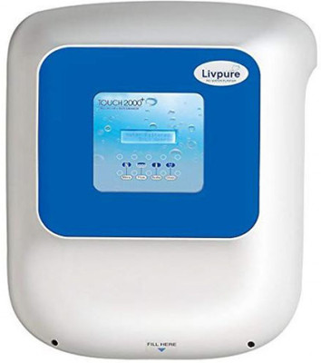 LIVPURE Touch 2000 8.5 L RO + UV + UF Water Purifier (Blue, White)