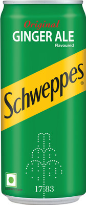 Schweppes Original Ginger Ale Flavoured Soft Drink Can(300 ml)