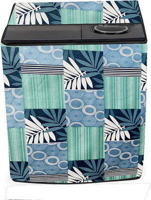 KVAR Semi-Automatic Washing Machine  Cover(Width: 80 cm, Green, White)