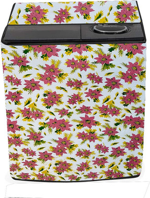 KVAR Semi-Automatic Washing Machine  Cover(Width: 83 cm, Brown, White)