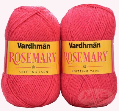 KNIT KING Represents Vardhman K/K Rosemary Coral (Cherry) (300 gm) knitting wool Art-FHB