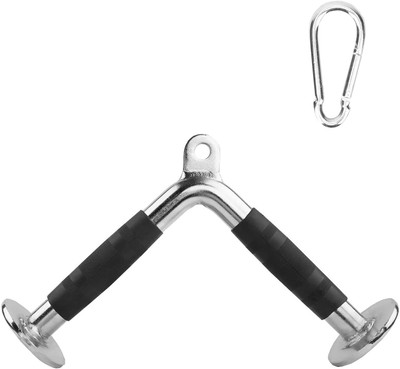 LCARNO V-Handle With Safety Hook Home Gym Accessories,V Shaped Pull Down Bar Multi-training Bar