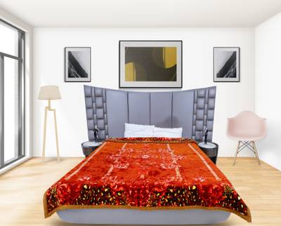 RIAN Floral Double Mink Blanket for Heavy Winter Price History