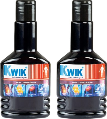 Kwik Pain Relieving Oil for Joint Pain Liquid(2 x 120 ml)