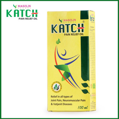 Masolin Herbal Katch Ayurvedic Pain Relief Oil 100ml.* Liquid(100 ml)