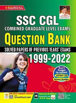 Kiran SSC CGL Exams Question Bank 1999 to 2022 (English Medium)(3735)