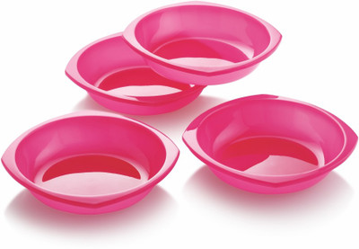 MASTER COOK Polypropylene Serving Bowl Micro(Pack of 4, Pink)
