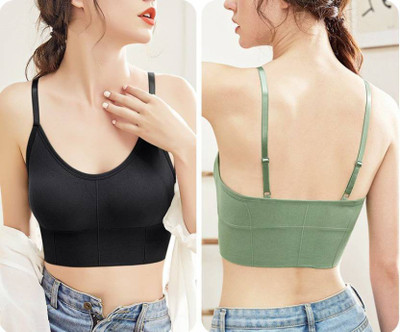 Rugleyne Casual Self Design Women Black, Green Top