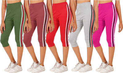 Eazy Trendz Women Multicolor Capri