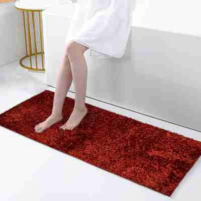 YOURUG Maroon Polyester Area Rug(2 ft,  X 5 ft, Rectangle)