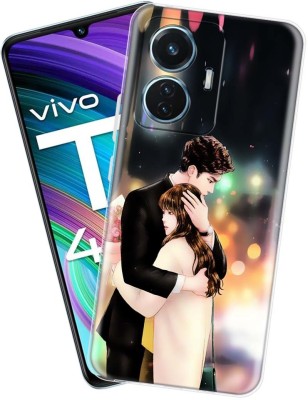 Fashionury Back Cover for vivo T1 44W(Multicolor, Grip Case, Silicon, Pack of: 1)