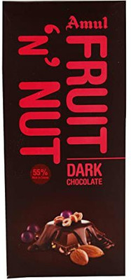 Amul FruitNNutChocolate_150GM_Paclof3 Bars(3 x 150 g)
