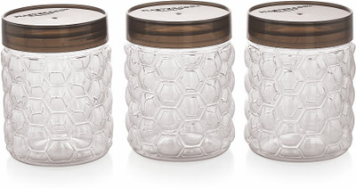 MASTER COOK Plastic Utility Container  - 600 ml(Pack of 3, Clear)