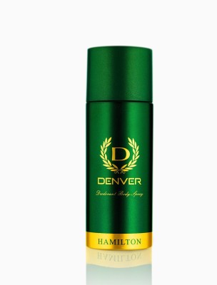 DENVER Hamilton Deodorant Spray  -  For Men(165 ml)
