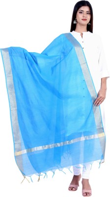 AARAV Art Silk Solid Women Dupatta