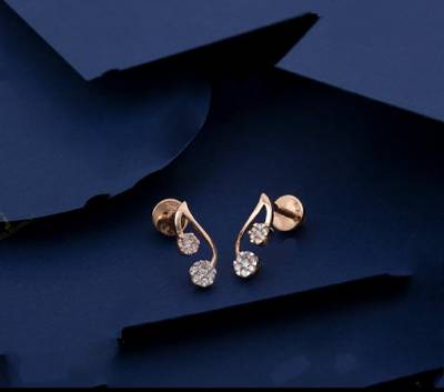 Girls rose gold clearance earrings