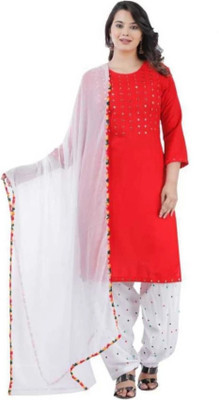 Lastleaf Women Kurta Patiala Set