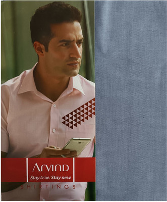 Arvind Cotton Blend Solid Shirt Fabric