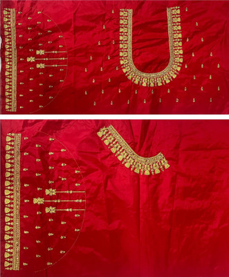 VLIPCARTZ Cotton Silk Embroidered Blouse Material