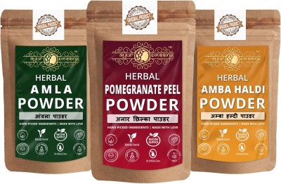 Ayur Blessing Pomegranate Peel, Amla and Amba Haldi Powder, Skin Care Combo(270 g)