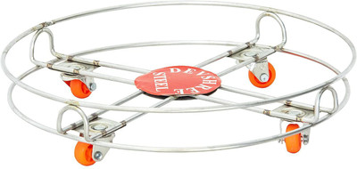 Devashree Gas Cylinder Trolley(Silver)