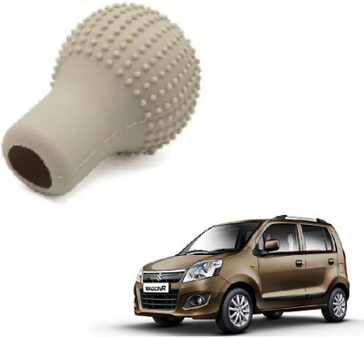 SPREADX Round Shape Silicon Cover Gear Knob(Beige)