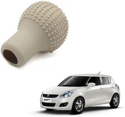SPREADX Round Shape Silicon Cover, Maruti Suzuki Swift T-3 Gear Knob(Beige)