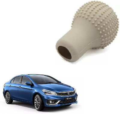 SPREADX Round Shape Silicon Cover Gear Knob(Beige)