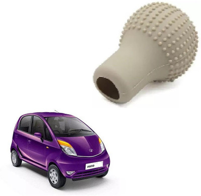 SPREADX Round Shape Silicon Cover Gear Knob(Beige)