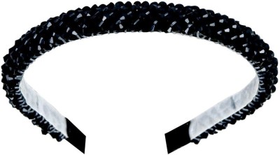 NNR CRYSTAL BROAD Hair Band(Black)