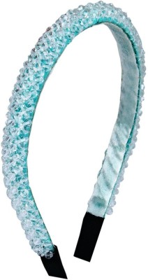 NNR CRYSTAL BROAD Hair Band(Turquoise)