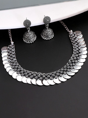 Kairangi Brass Silver Silver Jewellery Set(Pack of 1)