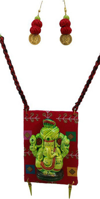 MUKHERJEE HANDICRAFTS: TRANSFORMATION OFLIFE........ Terracotta Multicolor Jewellery Set(Pack of 1)