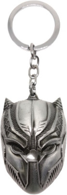 BIPS ENTERPRISES Marvel Black Panther Mask Keychain Key Ring Metal Keychain For Bike Key Chain