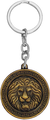M Men Style Lion Head /Face Keychain and Keyring Gift Skey2022235 Key Chain