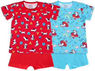 Superbottoms Baby Boys & Baby Girls Casual Top Shorts(Multicolor)