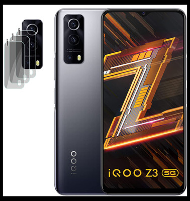 XAZE Back Camera Lens Glass Protector for iQOO Z3 5G(Pack of: 3)