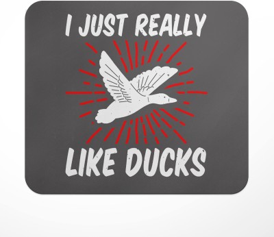 LASTWAVE I just really like ducks, Graphic Printed Mouse Pad for Computer, PC, Laptop Mousepad(Multicolor)