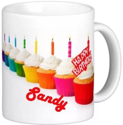 Exocticaa Happy Birthday Sandy Quotes 022 Ceramic Coffee Mug(325 ml)