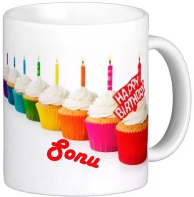 Exocticaa Happy Birthday Sonu Quotes 022 Ceramic Coffee Mug(325 ml)