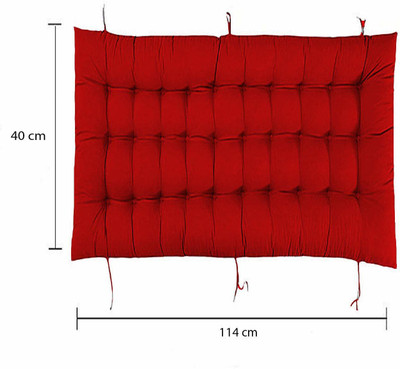 AG's Active Microfibre Solid Chair Pad Pack of 1(Red)