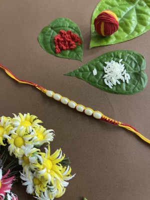 Digital Dress Room Thread 13RAK-297-1 Plastic (PVC) Rakhi  Set(1 Rakhi)