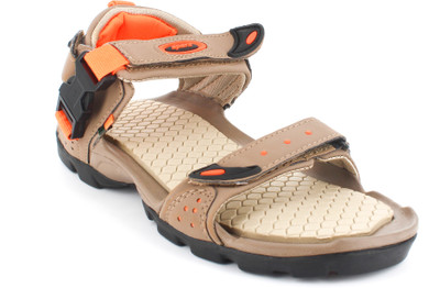 Sparx SS 502 Men Sports Sandals(Brown, Orange , 6)