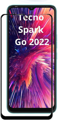 kentop Edge To Edge Tempered Glass for Tecno Spark Go 2022(Pack of 1)